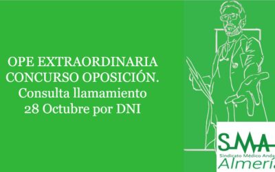 OPE EXTRAORDINARIA CONCURSO OPOSICIÓN. Consulta llamamiento 28 Octubre por DNI.